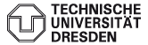 Technische Universität Dresden Technische Universität Dresden